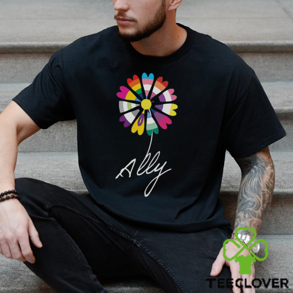 Ally flower LGBTQ Classic T Shirt Ally flower LGBTQ Classic T Shirt
