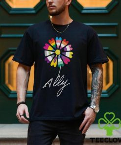 Ally flower LGBTQ Classic T Shirt 3 Ally flower LGBTQ Classic T Shirt