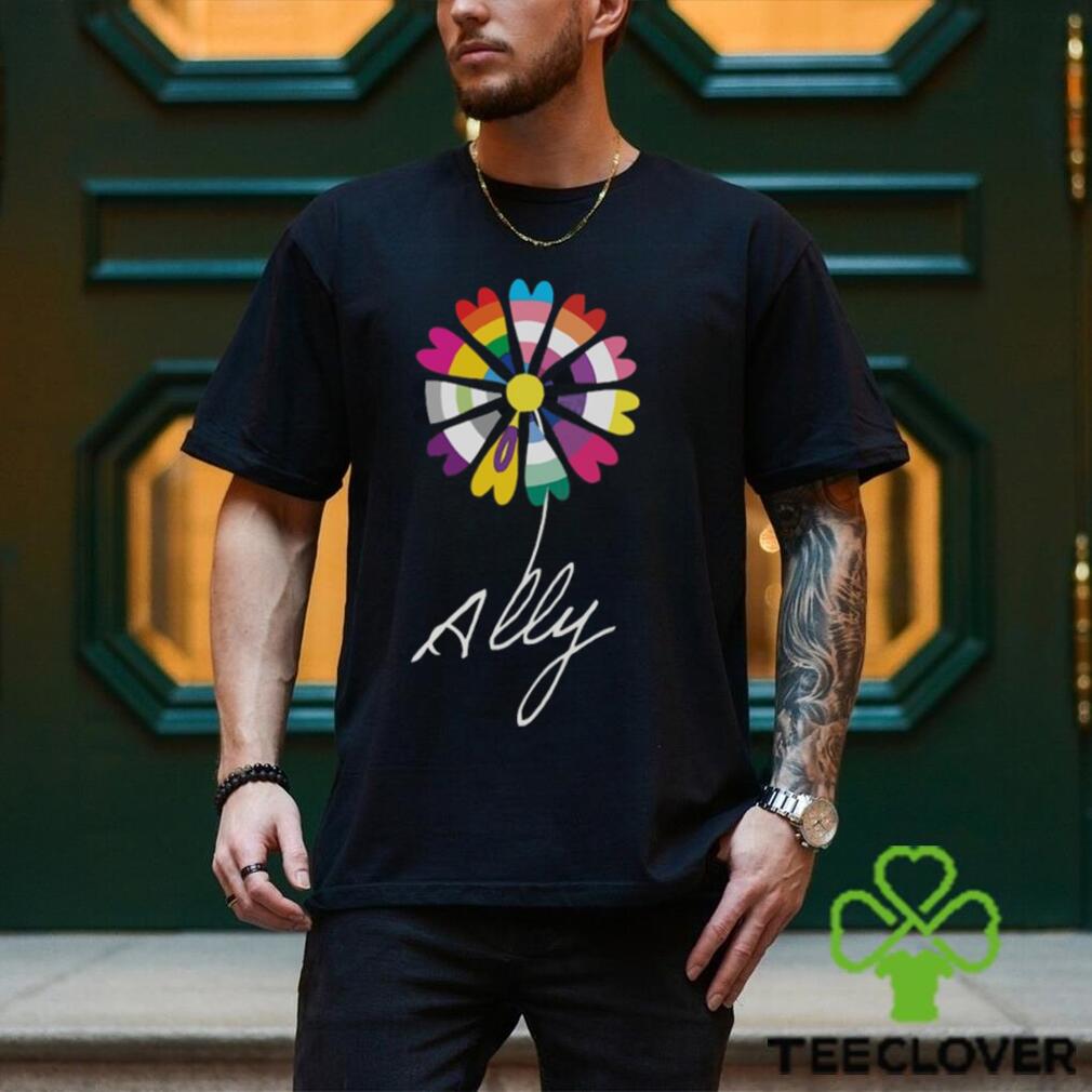 Ally flower LGBTQ Classic T Shirt Ally flower LGBTQ Classic T Shirt