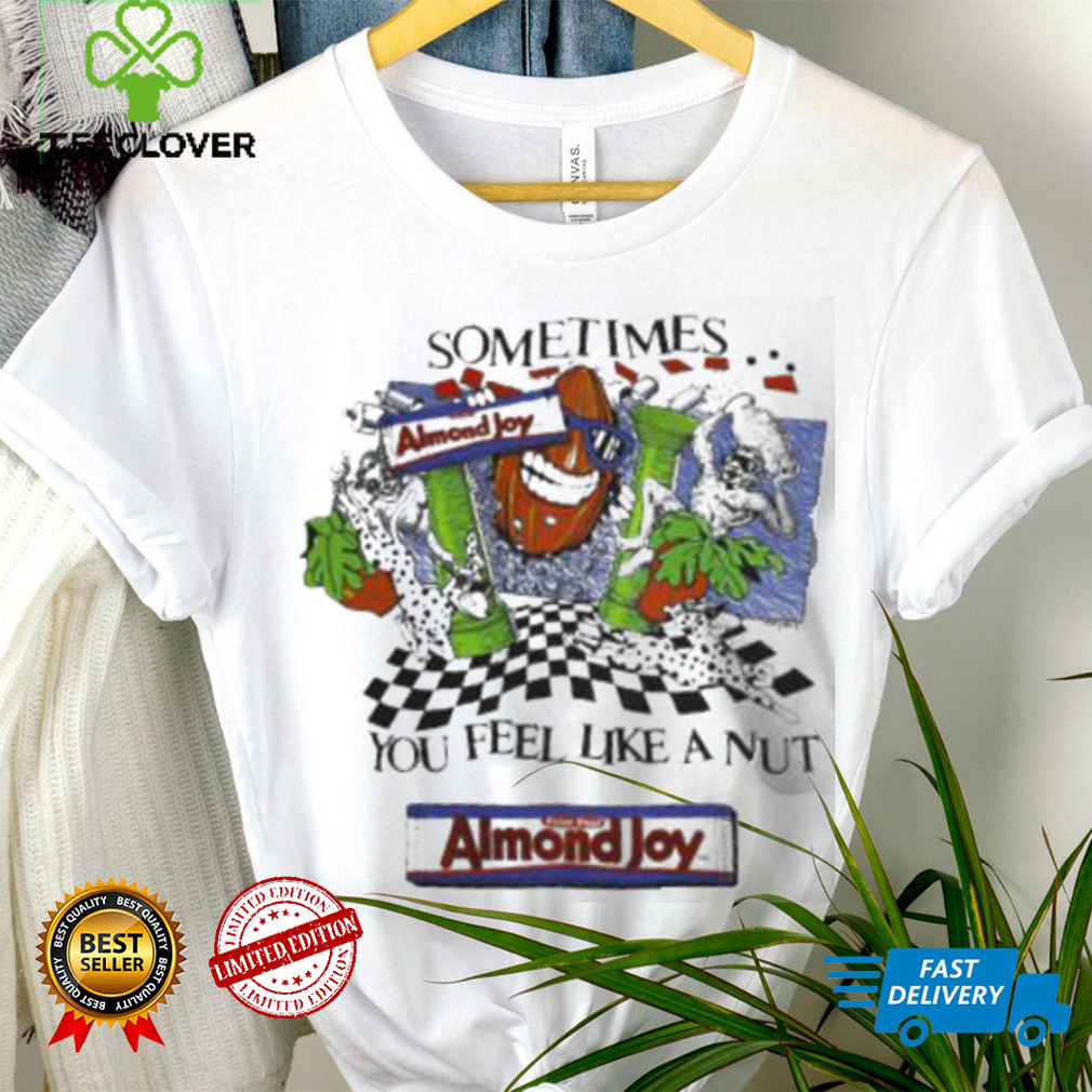 Almond Joy Mounds Sometimes You Feel Like A Nut 90s Vintage Single Stitch USA Shirt Almond Joy Mounds Sometimes You Feel Like A Nut 90s Vintage Single Stitch USA Shirt