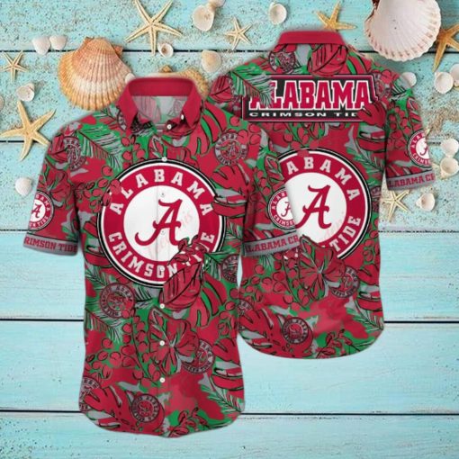 Aloha Hawaiian Shirt July Edition, Alabama Crimson Tide, NCAA Souvenir