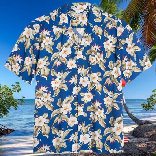 Aloha Hibiscus Blue For Hawai Fans Hawaiian Shirt