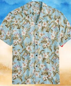 Aloha Hibiscus Sky Blue Beach Summer Awesome Hawaiian Shirt