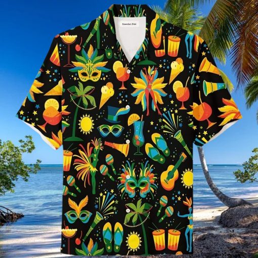 Aloha Mardi Gras Festival Summer Hawaii Awesome Hawaiian Shirt