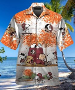 Aloha NCAA Florida State Seminoles Hawaiian Shirt Snoopy Autumn Beach Lovers Gift