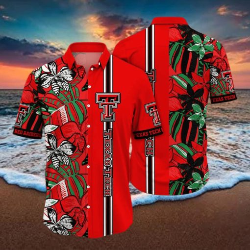 Aloha NCAA Texas Tech Red Raiders Hawaiian Shirt Summer Gift For Friend shirt