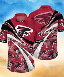 Aloha NFL Atlanta Falcons Hawaiian Shirt Tropical Flower Trendy Summer Gift