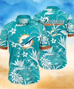 Aloha NFL Miami Dolphins Hawaiian Shirt Summer Gift For Friend hawaiian shirt