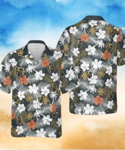 Aloha NHL Vegas Golden Knights Funny Hawaiian Shirt Tropical Flower Pattern