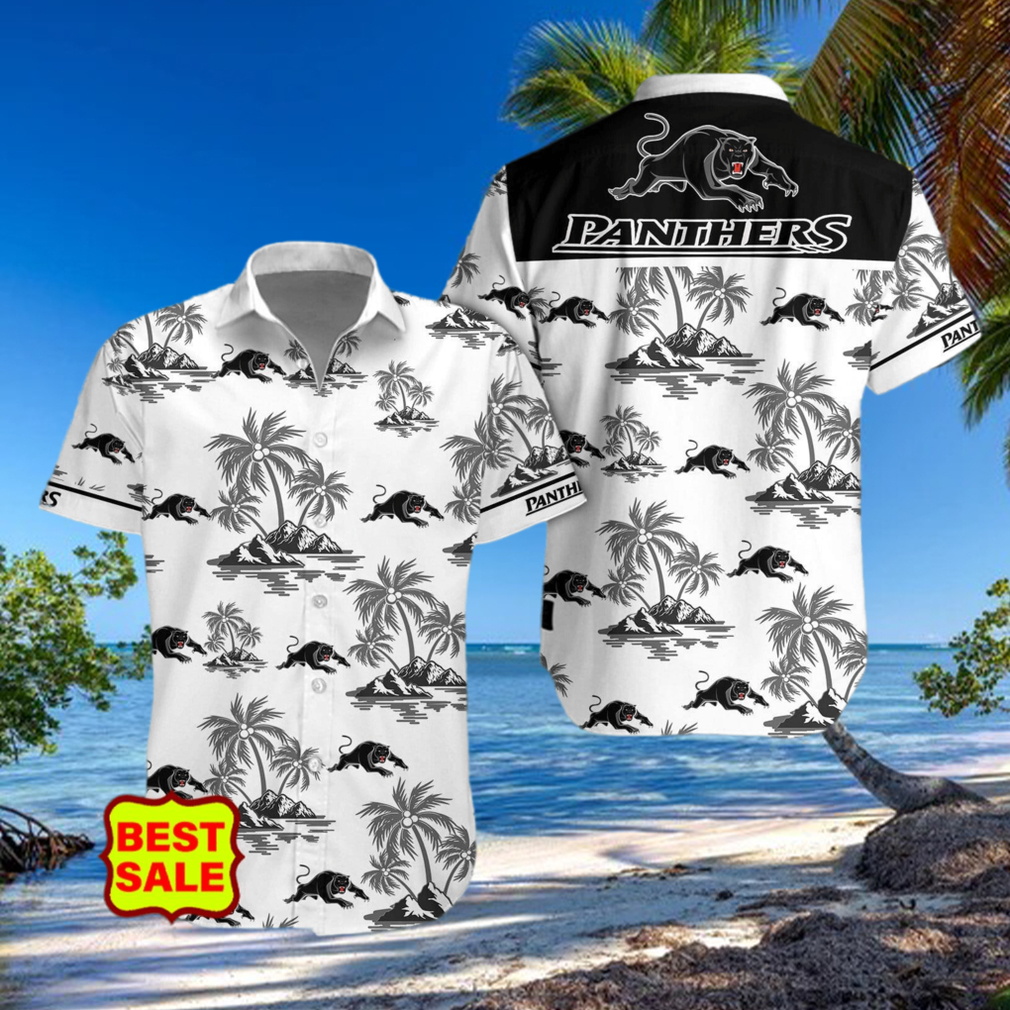Aloha NRL Penrith Panthers Logo Combo Hawaiian Shirt And Short Men Women Aloha NRL Penrith Panthers Logo Combo Hawaiian Shirt And Short Men Women