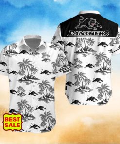 Aloha NRL Penrith Panthers Logo Combo Hawaiian Shirt And Short Men Women