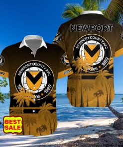 Aloha Newport County Team EFL Hawaiian Shirt And Short Women Men