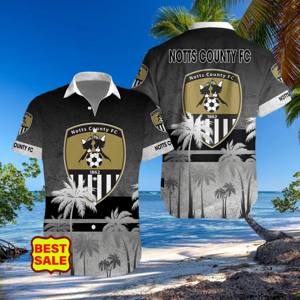 Aloha Notts County FC Team EFL Hawaiian Shirt And Short Women Men Aloha Notts County FC Team EFL Hawaiian Shirt And Short Women Men