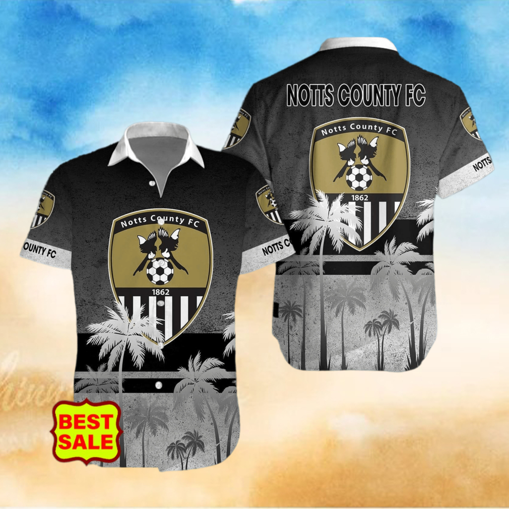 Aloha Notts County FC Team EFL Hawaiian Shirt And Short Women Men Aloha Notts County FC Team EFL Hawaiian Shirt And Short Women Men