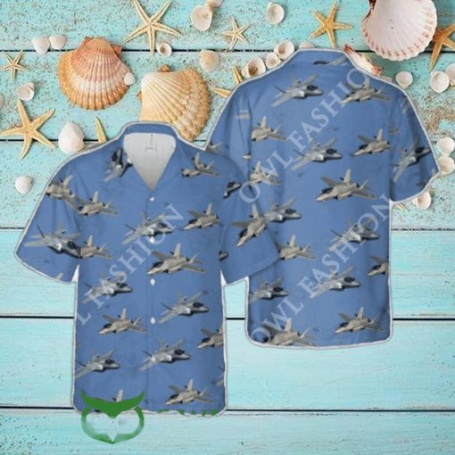 Aloha Summer US Navy F 35 Lightning II Hawaiian Shirt