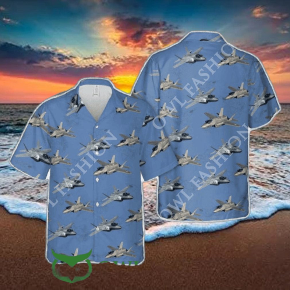 Aloha Summer US Navy F 35 Lightning II Hawaiian Shirt Aloha Summer US Navy F 35 Lightning II Hawaiian Shirt