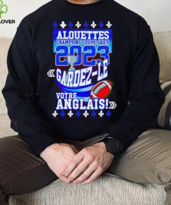 Alouettes Champions Coupe Grey 2023 Gardez shirt