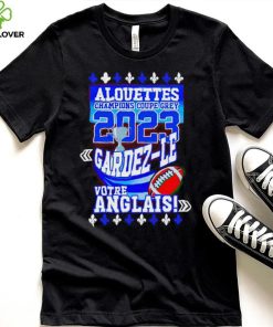 Alouettes Champions Coupe Grey 2023 Gardez shirt 3 Alouettes Champions Coupe Grey 2023 Gardez shirt