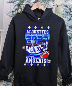 Alouettes Champions Coupe Grey 2023 Gardez shirt 4 Alouettes Champions Coupe Grey 2023 Gardez shirt