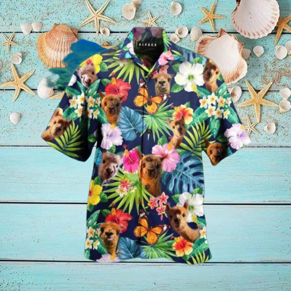 Alpaca Tropical Hawaiian Shirt Impressive Gift Alpaca Tropical Hawaiian Shirt Impressive Gift