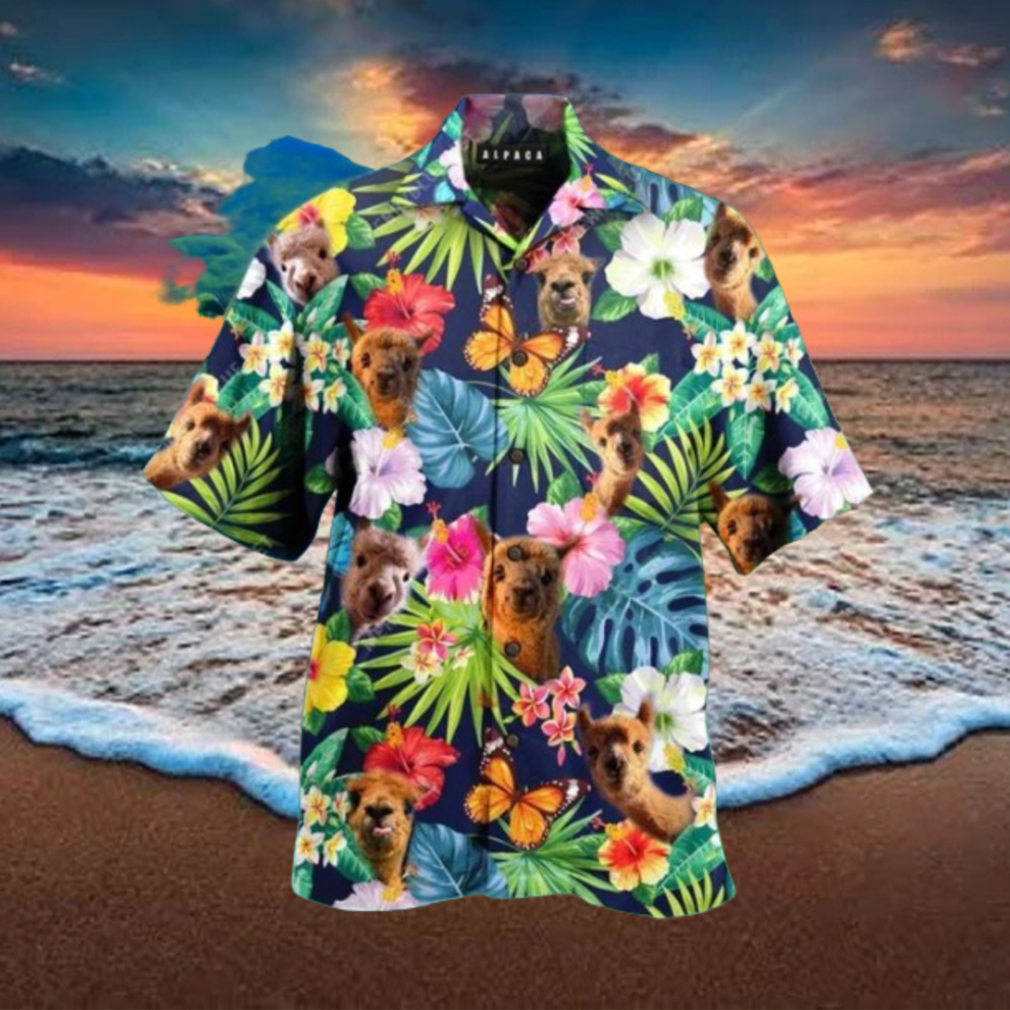 Alpaca Tropical Hawaiian Shirt Impressive Gift Alpaca Tropical Hawaiian Shirt Impressive Gift