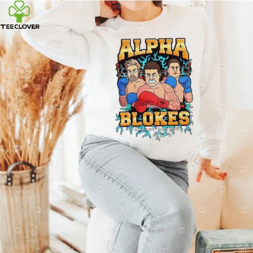 Alpha Blokes boxing cartoon shirt