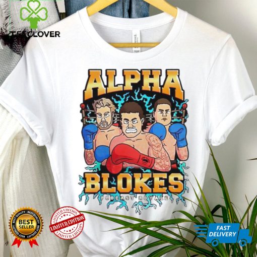 Alpha Blokes boxing cartoon shirt
