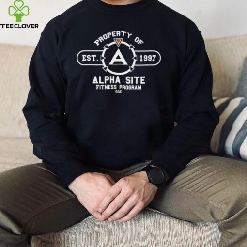 Alpha Site Fitness Program SGC logo hoodie, sweater, longsleeve, shirt v-neck, t-shirt