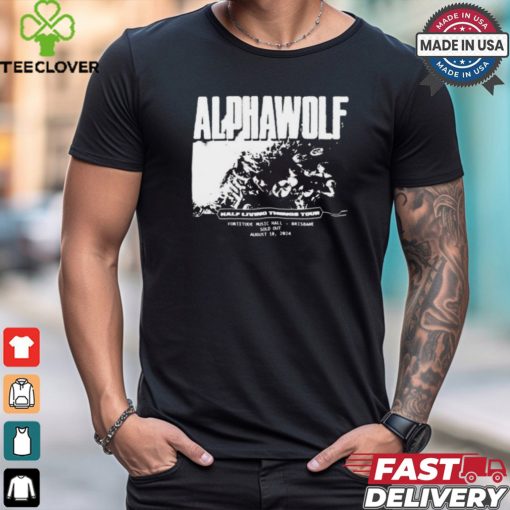 Alpha Wolf Aug 10 2024 Brisbane Half Living Things Shirt