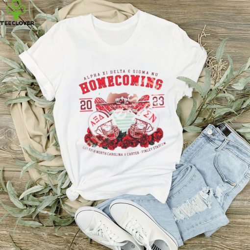 Alpha Xi Delta And Sigma Ny Homecoming 2023 Raleigh North Carolina X Carter Finley Stadium T shirt