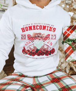Alpha Xi Delta And Sigma Ny Homecoming 2023 Raleigh North Carolina X Carter Finley Stadium T shirt