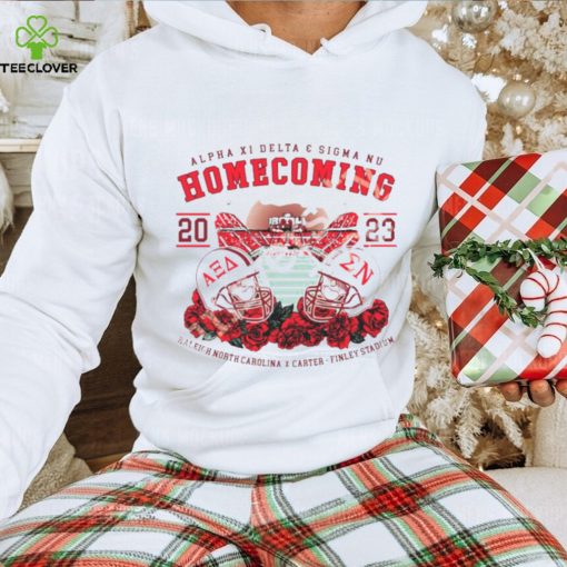Alpha Xi Delta And Sigma Ny Homecoming 2023 Raleigh North Carolina X Carter Finley Stadium T shirt