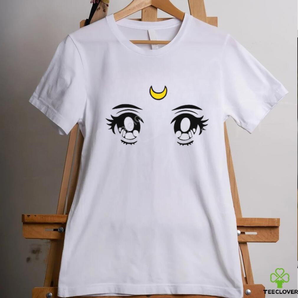 Alplicable Sailor Moon Face Long Sleeve Tee Shirt Alplicable Sailor Moon Face Long Sleeve Tee Shirt