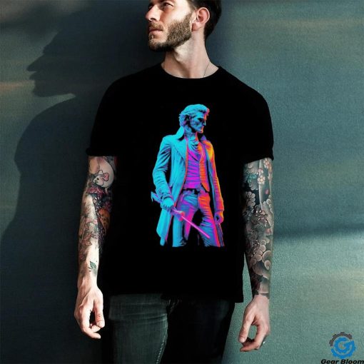 Altar Of God Thomas Jefferson Synthwave T hoodie, sweater, longsleeve, shirt v-neck, t-shirt