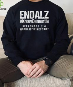 Alzheimer's Awareness EndAlz World Alzheimer's Day Purple T Shirt