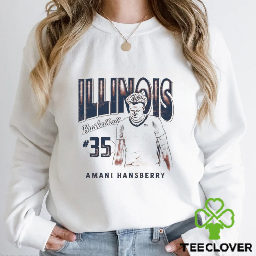 Amani Hansberry 35 University of Illinois basketball hoodie, sweater, longsleeve, shirt v-neck, t-shirt