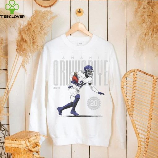 Amani Oruwariye New York G Card WHT Shirt