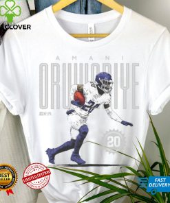 Amani Oruwariye New York G Card WHT Shirt