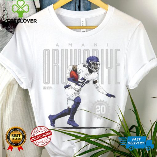 Amani Oruwariye New York G Card WHT Shirt