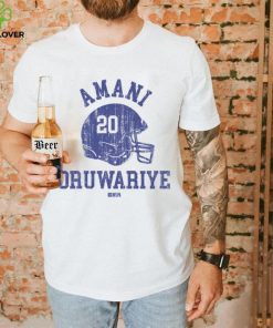 Amani Oruwariye New York G Helmet Font Shirt