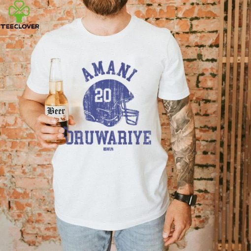 Amani Oruwariye New York G Helmet Font Shirt