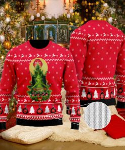 Amaretto Grinch Snow Ugly Christmas Sweater