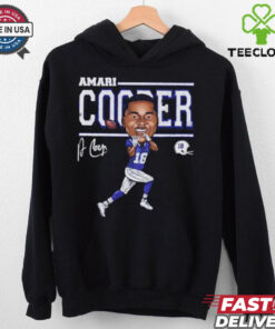 Amari Cooper #18 Buffalo Bills player cartoon signature shirt 2 Amari Cooper #18 Buffalo Bills player cartoon signature shirt