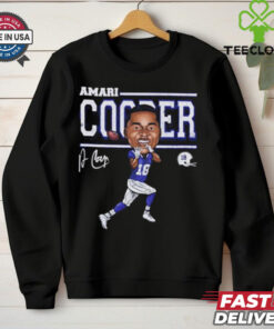 Amari Cooper #18 Buffalo Bills player cartoon signature shirt 3 Amari Cooper #18 Buffalo Bills player cartoon signature shirt