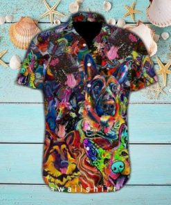 Amazing German Shepherd Dog Hawaiian Shirt