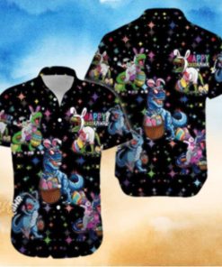 Amazing Happy Easter Raws T Rex Dinosaur Hawaiian Shirt