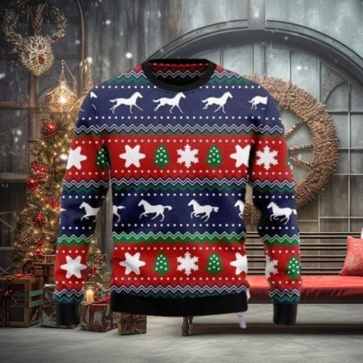 Amazing Horses Ugly Sweater Christmas Style Gift For Men And Women