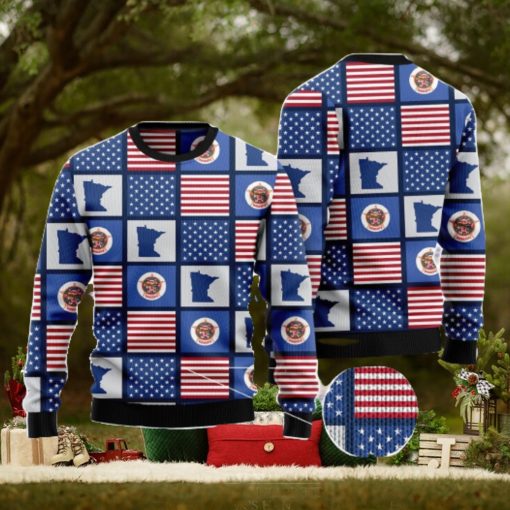 Amazing Minnesota Ugly Christmas Sweater AOP All Over Printed Sweater