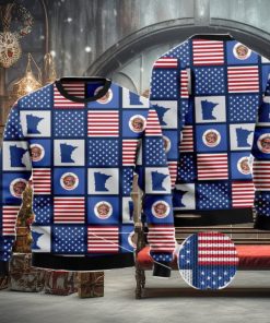 Amazing Minnesota Ugly Christmas Sweater AOP All Over Printed Sweater
