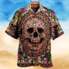 Amazing Smiling Skull Hawaiian Aloha Shirts Unisex Shirt